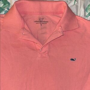 Vineyard Vines Coral Polo Shirt for Men Sz small